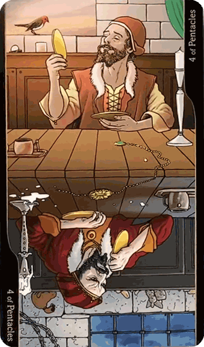 Таро Оппозиций. Значение карт, трактовки. Масть пентаклей