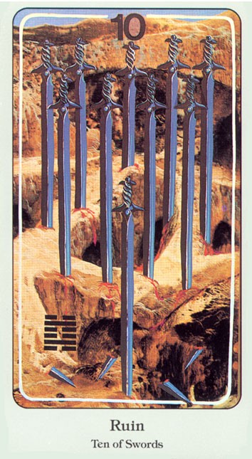 Таро Хайндля. Значение карт, трактовки. Масть мечей 138 Таро Хайндля. Значение карт, трактовки. Масть мечей