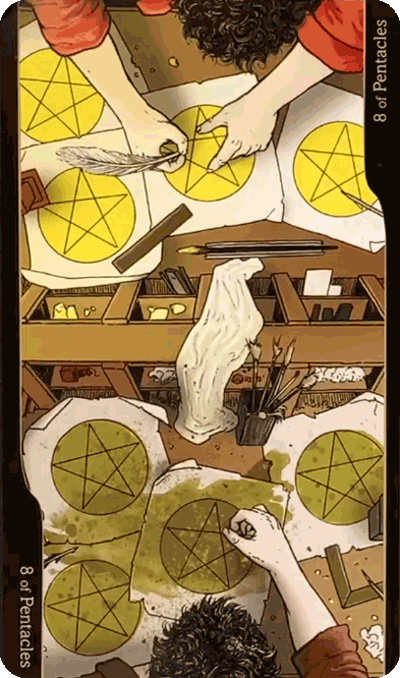 Таро Оппозиций. Значение карт, трактовки. Масть пентаклей