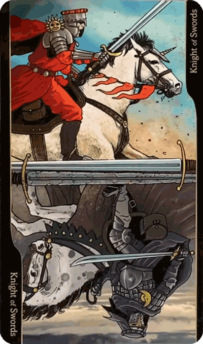 Таро Оппозиций. Значение карт, трактовки. Масть мечей