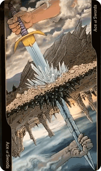 Таро Оппозиций. Значение карт, трактовки. Масть мечей