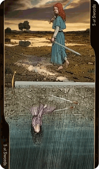 Таро Оппозиций. Значение карт, трактовки. Масть мечей