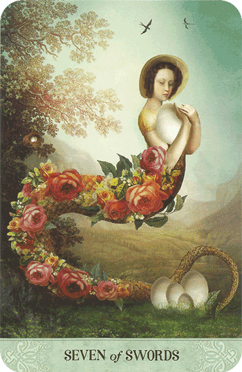 Таро Мистические моменты. Значение карт, трактовки. Масть мечей