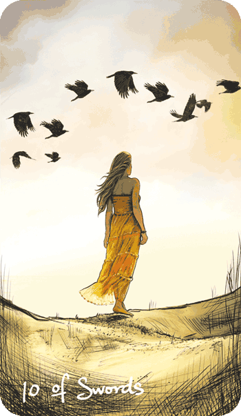 Таро Светлого провидца. Значение карт, трактовки. Масть мечей