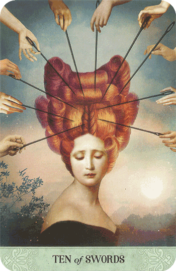 Таро Мистические моменты. Значение карт, трактовки. Масть мечей