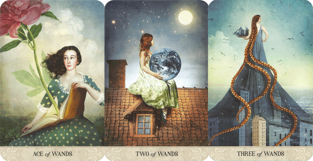 Таро Мистические моменты. Значение карт, трактовки. Масть жезлов