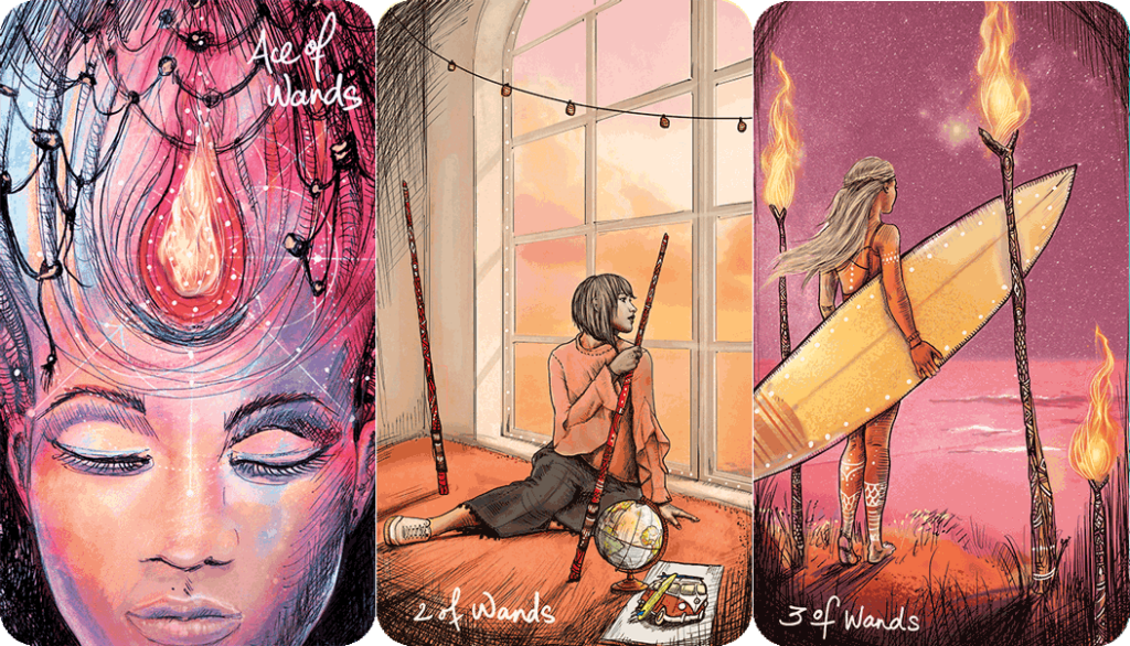 Таро Светлого провидца. Значение карт, трактовки. Масть жезлов