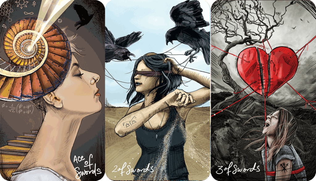 Таро Светлого провидца. Значение карт, трактовки. Масть мечей