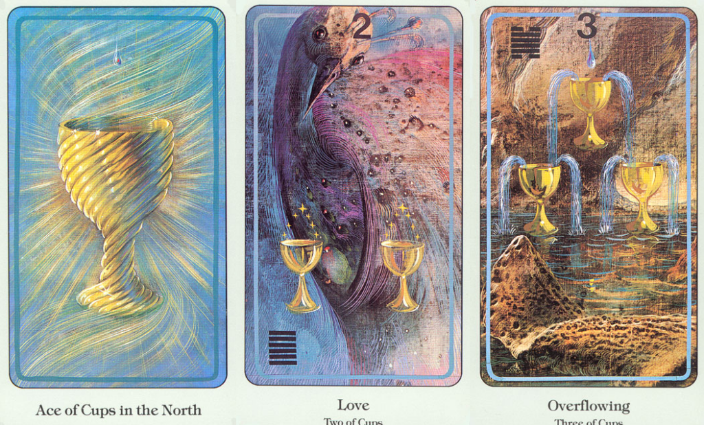 Таро Хайндля. Значение карт, трактовки. Масть кубков