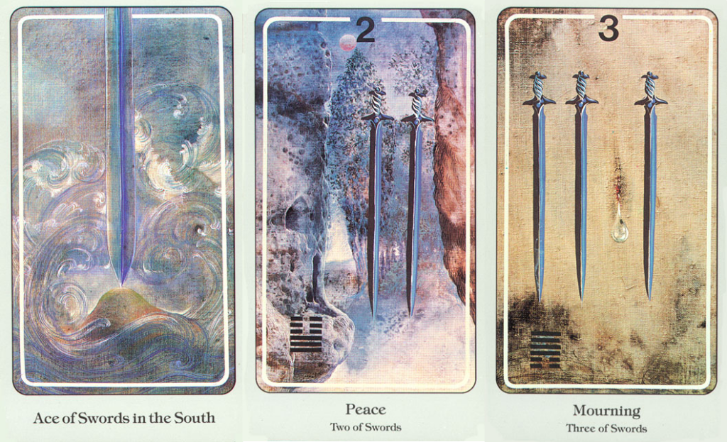 Таро Хайндля. Значение карт, трактовки. Масть мечей 118 Таро Хайндля. Значение карт, трактовки. Масть мечей