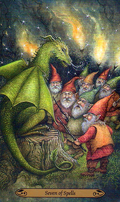 Таро Зачарованного Леса. Значение карт, трактовки. Масть заклинаний