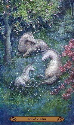 Таро Зачарованного Леса. Значение карт, трактовки. Масть видений