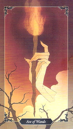 Таро Темного леса. Значение карт, трактовки. Масть жезлов