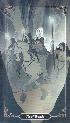 Таро Темного леса. Значение карт, трактовки. Масть жезлов