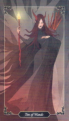 Таро Темного леса. Значение карт, трактовки. Масть жезлов