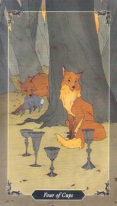 Таро Темного леса. Значение карт, трактовки. Масть кубков