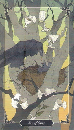 Таро Темного леса. Значение карт, трактовки. Масть кубков