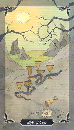 Таро Темного леса. Значение карт, трактовки. Масть кубков