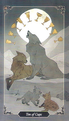 Таро Темного леса. Значение карт, трактовки. Масть кубков