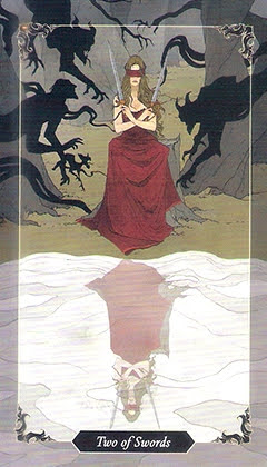 Таро Темного леса. Значение карт, трактовки. Масть мечей