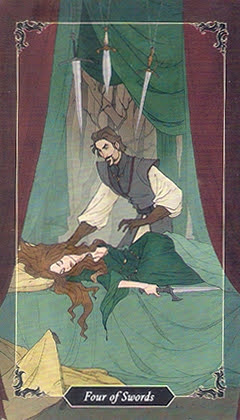 Таро Темного леса. Значение карт, трактовки. Масть мечей