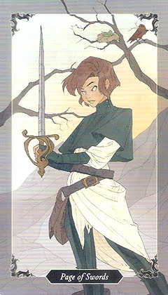 Таро Темного леса. Значение карт, трактовки. Масть мечей