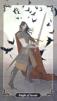 Таро Темного леса. Значение карт, трактовки. Масть мечей