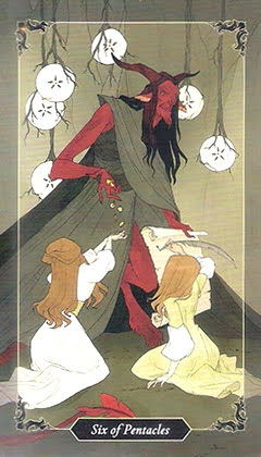 Таро Темного леса. Значение карт, трактовки. Масть пентаклей