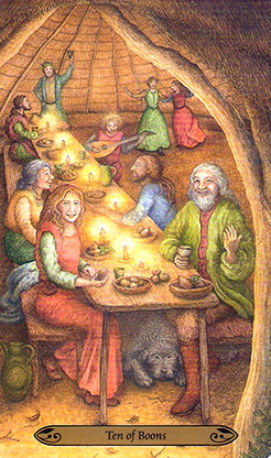 Таро Зачарованного Леса. Значение карт, трактовки. Масть даров