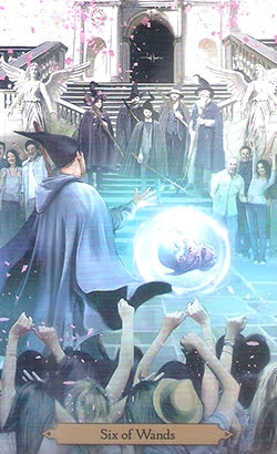 Таро Чародеев. Значение карт, трактовки. Масть жезлов