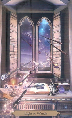 Таро Чародеев. Значение карт, трактовки. Масть жезлов