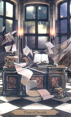 Таро Чародеев. Значение карт, трактовки. Масть мечей