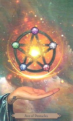 Таро Чародеев. Значение карт, трактовки. Масть пентаклей