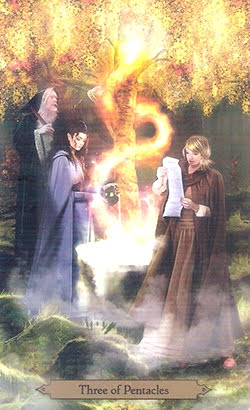 Таро Чародеев. Значение карт, трактовки. Масть пентаклей