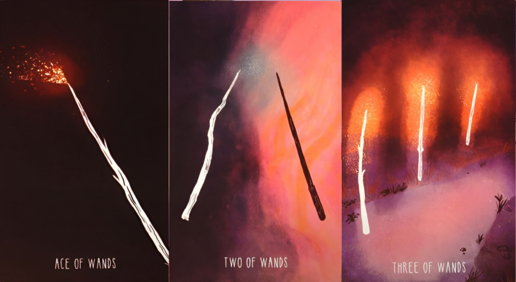 Таро Пространств. Значение карт, трактовки. Масть жезлов