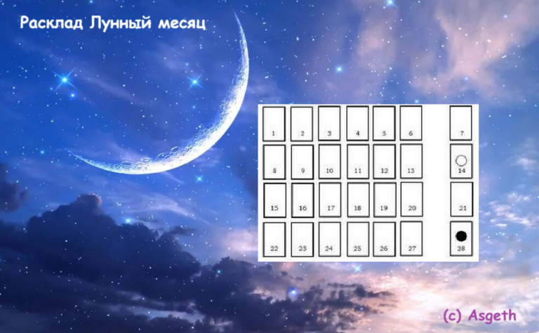 Расклад Лунный месяц