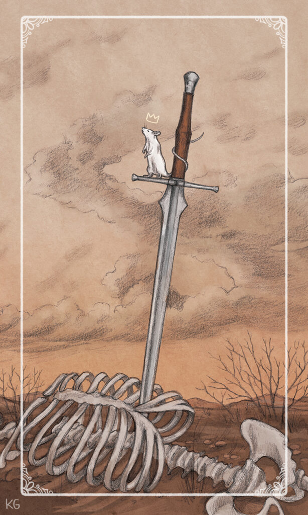 Таро Остары. Значение карт, трактовки. Масть мечей