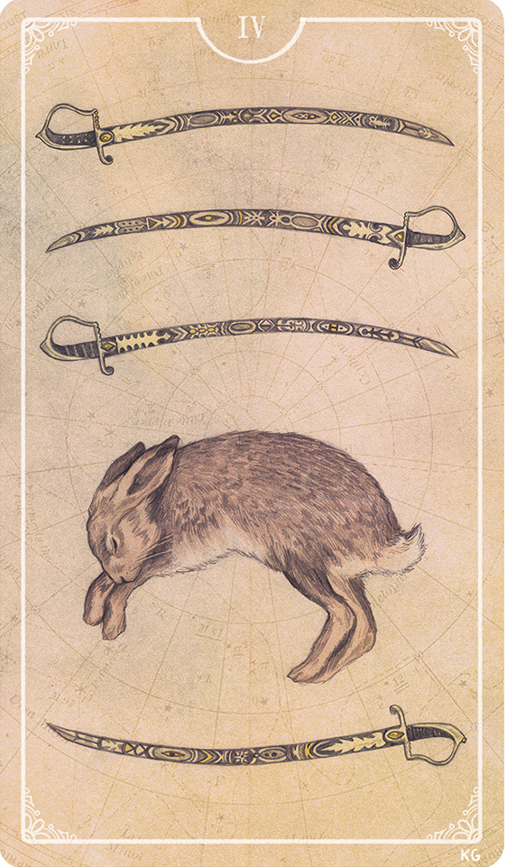 Таро Остары. Значение карт, трактовки. Масть мечей