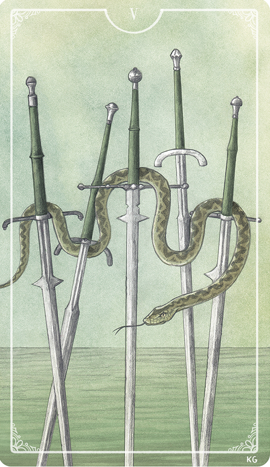 Таро Остары. Значение карт, трактовки. Масть мечей