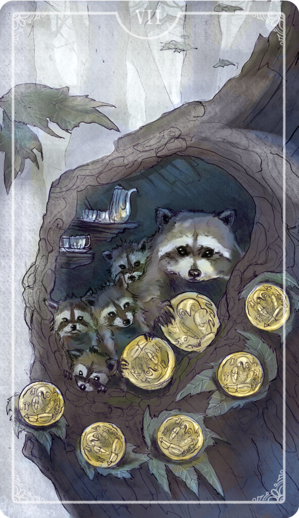 Таро Остары. Значение карт, трактовки. Масть пентаклей