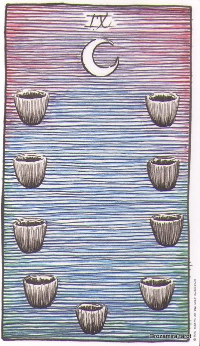 Дикое Неизвестное Таро. Значение карт, трактовки. Масть кубков