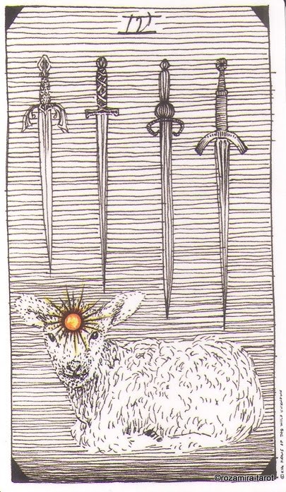 Дикое Неизвестное Таро. Значение карт, трактовки. Масть мечей