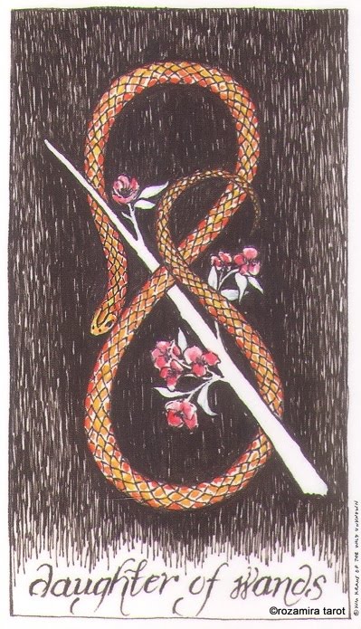 Дикое Неизвестное Таро. Значение карт, трактовки. Масть жезлов