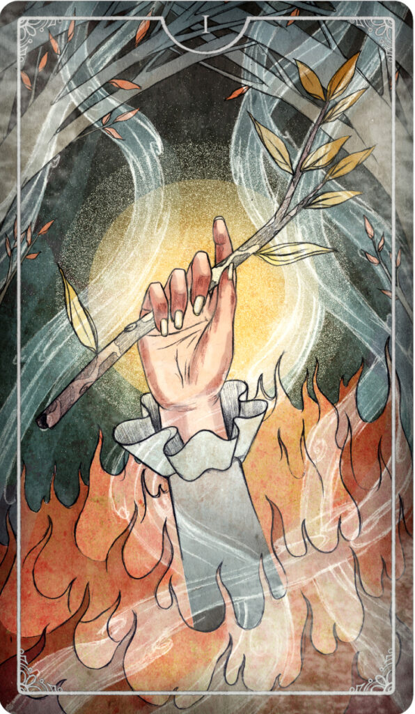 Таро Остары. Значение карт, трактовки. Масть жезлов