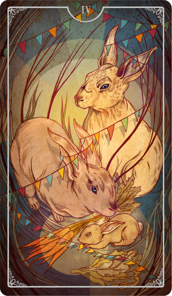 Таро Остары. Значение карт, трактовки. Масть жезлов