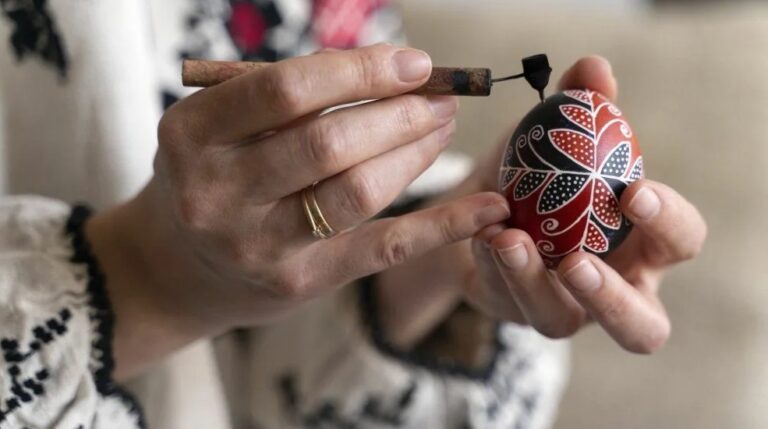 МК Как написать писанку