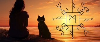 a girl and her dog enjoy the beach sunset in the bay silhouette concept free photo